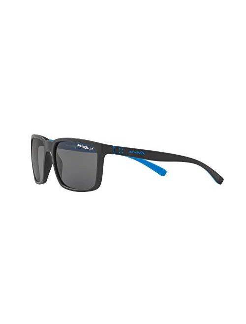 ARNETTE Men's An4251 Stripe Rectangular Sunglasses