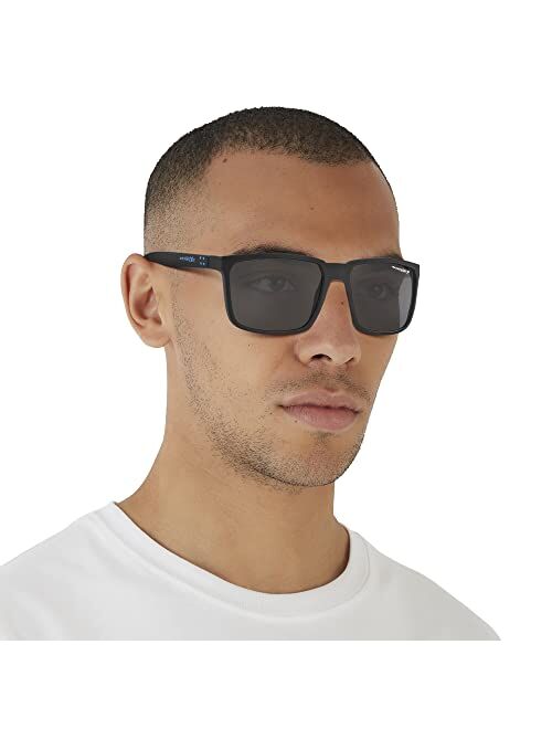 ARNETTE Men's An4251 Stripe Rectangular Sunglasses