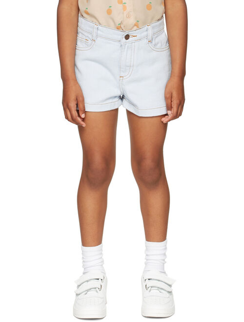 TINYCOTTONS Kids Blue Tiny Shorts