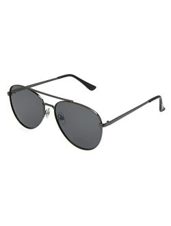 Foster Grant mens Oliver Polarized for Digital Sunglasses Sunglasses, Gun Metal and Black, 59mm US