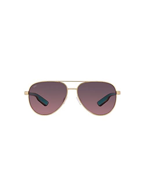 Costa Del Mar Men's Peli Aviator Sunglasses