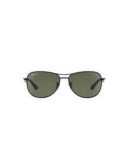 Men's Rb3519 Aviator Sunglasses