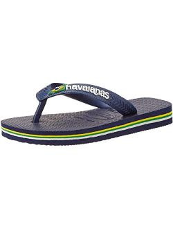 Kids Brazil Logo Flip Flops