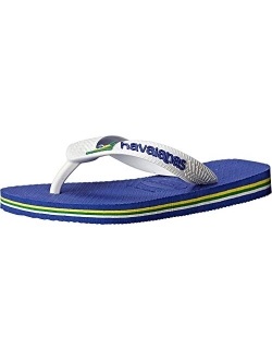 Kids Brazil Logo Flip Flops