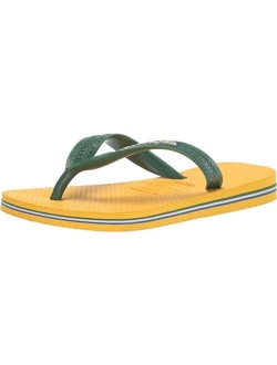 Kids Brazil Logo Flip Flops