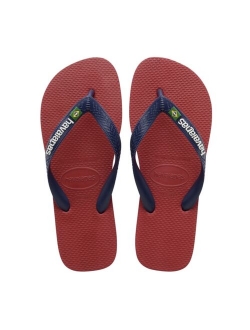 Kids Brazil Logo Flip Flops