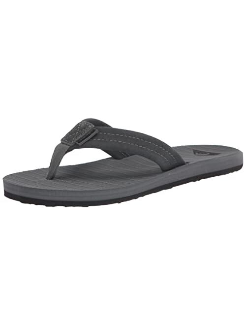 Quiksilver Kids Carver Suede Youth Kids Flip Flip Sandal