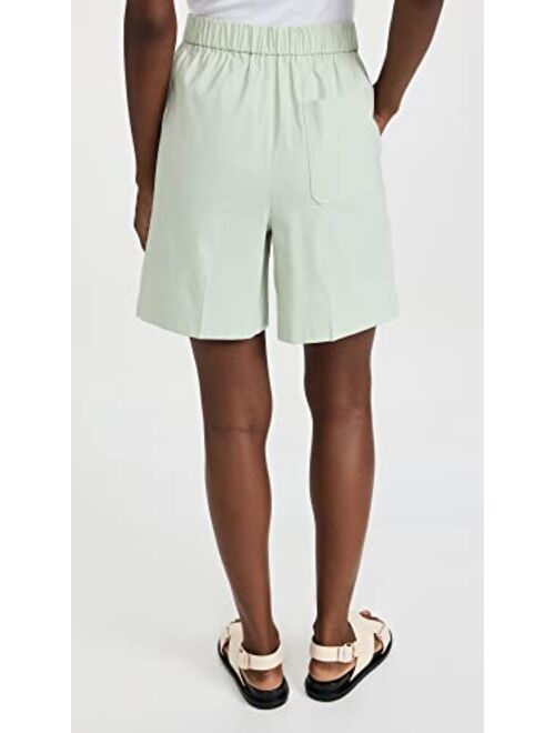 Theory Women's Pleated Pull On Shorts