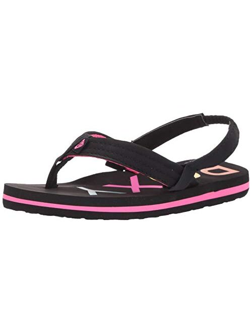 Roxy Girl's Toddler Vista 3 Point Sandal Flip-Flop