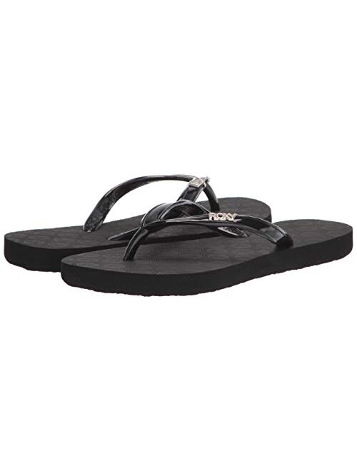 Roxy Girl's Viva Stamp Flip Flop Sandal