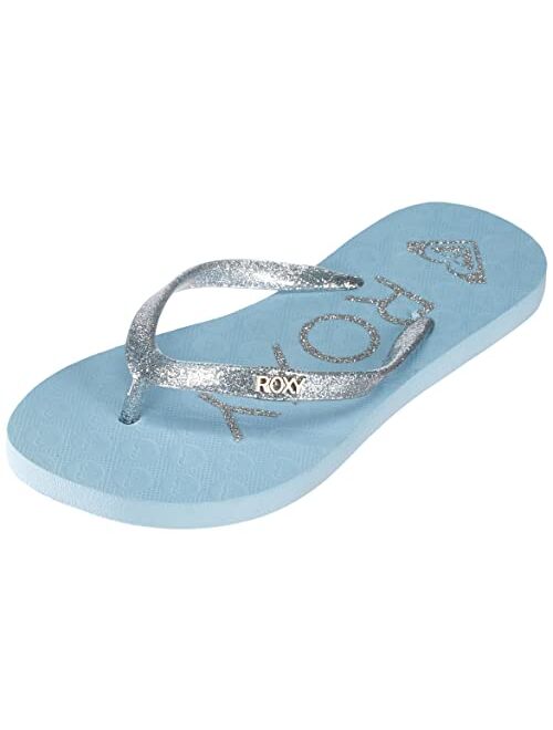 Roxy Girl's Viva Stamp Flip Flop Sandal