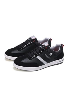 ARRIGO BELLO Mens Fashion Sneakers Casual Shoes PU-Leather Walking Shoes Low Top Shoes