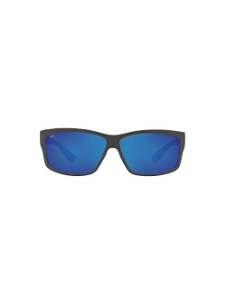 Men's Costa Cut Rectangular Sunglasses