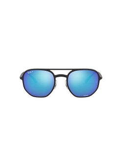 Rb4321ch Chromance Hexagonal Sunglasses