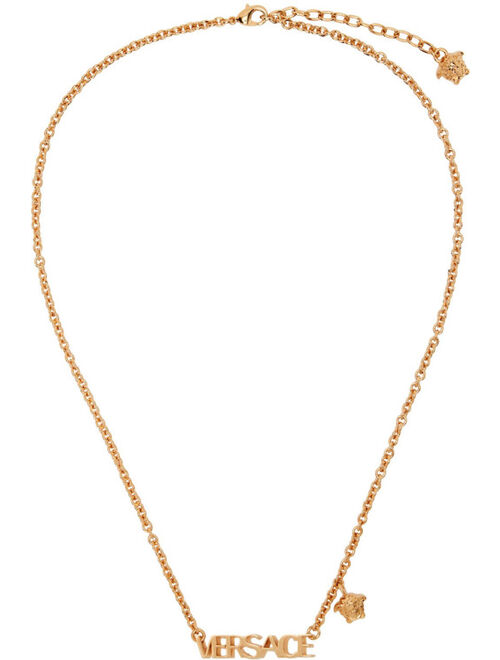 Versace Gold Logo Necklace