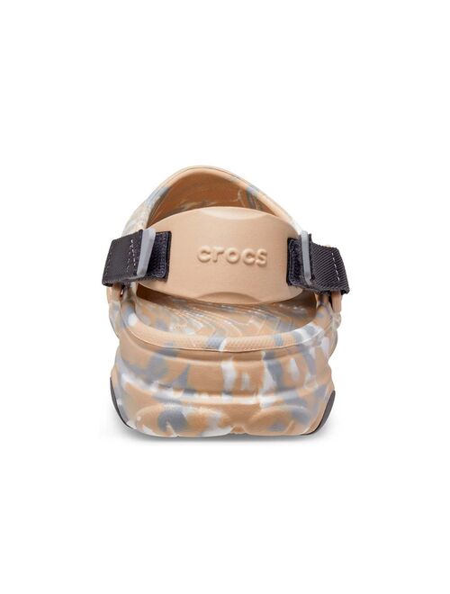 Crocs classic all terrain clogs in cream marble