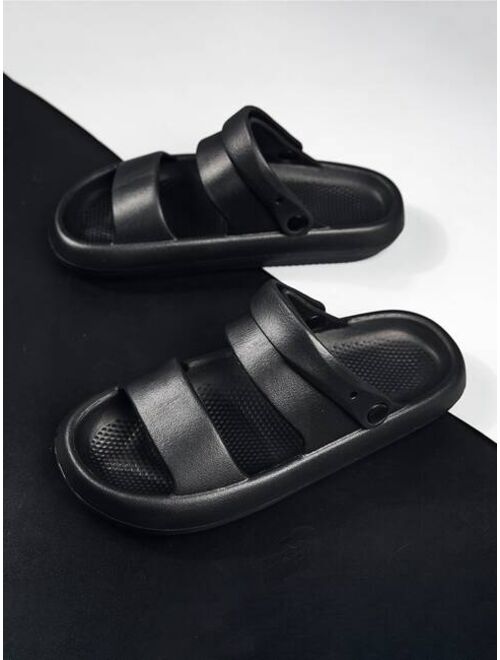 Buy Shein Men Double Strap Slingback Vent Clogs online | Topofstyle