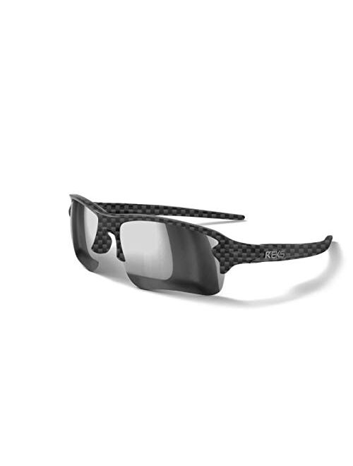 REKS Polarized Sling blade Sunglasses - Unbreakable frame