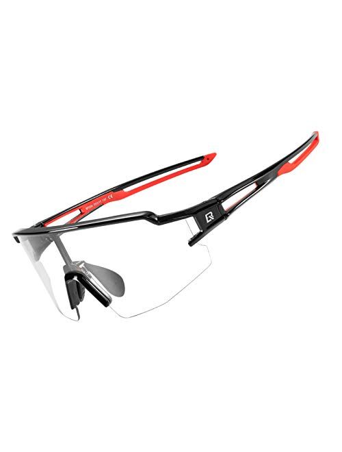 Rock Bros ROCKBROS Photochromic Sports Sunglasses for Men Women Cycling UV Protection