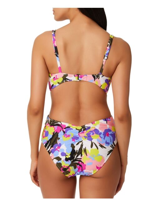 Swimsuits For All Bar III Paradise Garden Monokini One-Piece Swimsuit, Created for Macy's