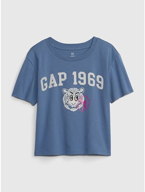 Gap Kids 100% Organic Cotton Boxy Graphic T-Shirt