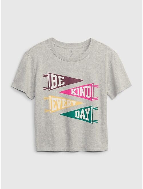 Gap Kids 100% Organic Cotton Boxy Graphic T-Shirt