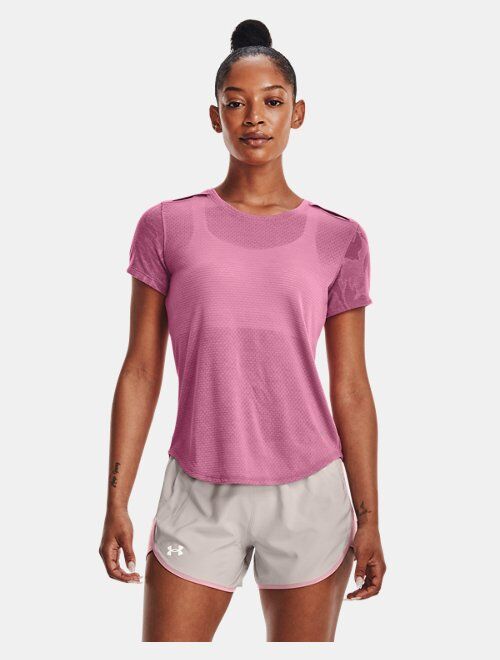 Under Armour Women's UA Streaker SnowCloud Short Sleeve