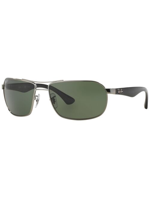 Ray-Ban Men's Polarized Sunglasses, RB3492 62