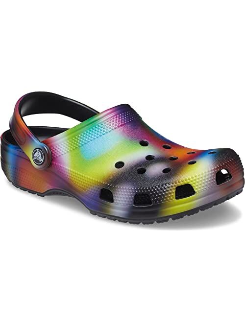 Crocs Classic Solar Rainbow Clogs