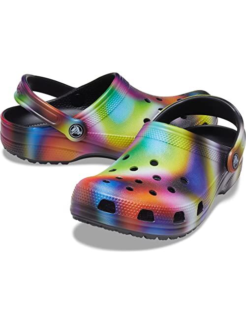 Crocs Classic Solar Rainbow Clogs