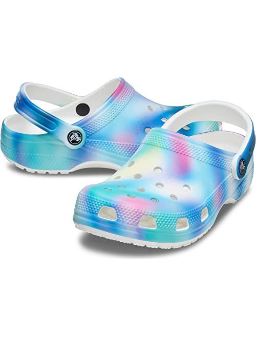 Crocs Classic Solar Rainbow Clogs