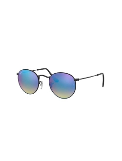 Unisex Sunglasses, RB3447 ROUND METAL