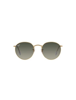 Unisex Sunglasses, RB3447 ROUND METAL