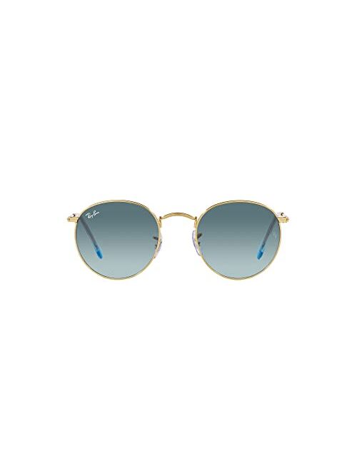 Ray-Ban Unisex Sunglasses, RB3447 ROUND METAL