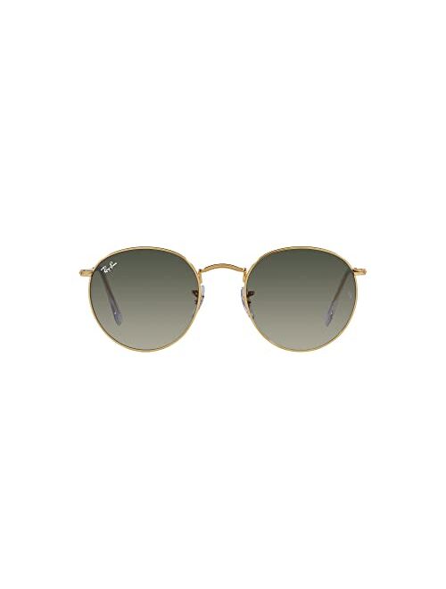 Ray-Ban Unisex Sunglasses, RB3447 ROUND METAL