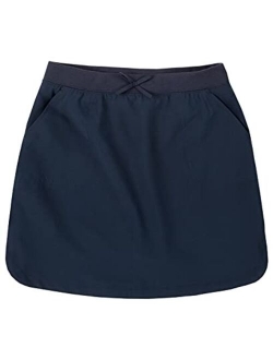 Girls' School Uniform Pull-on Scooter Skirt