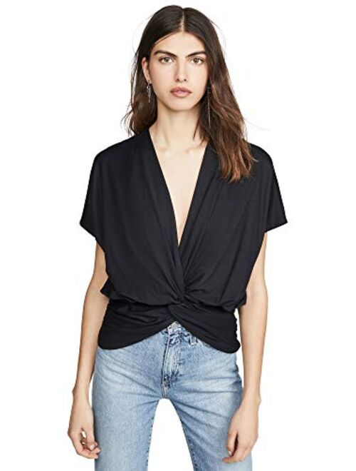 Susana Monaco Women's Twist Front Dolman Top