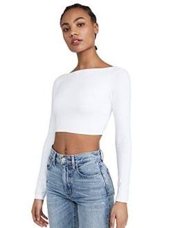 Women's Scoop Back Crop Top