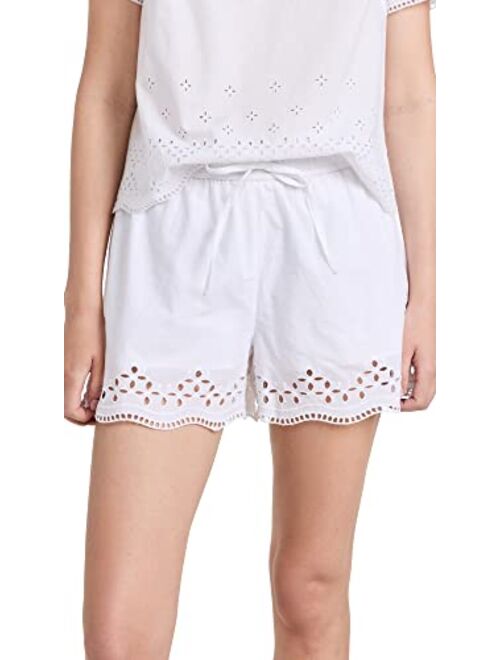 Club Monaco Women's Eyelet Shorts