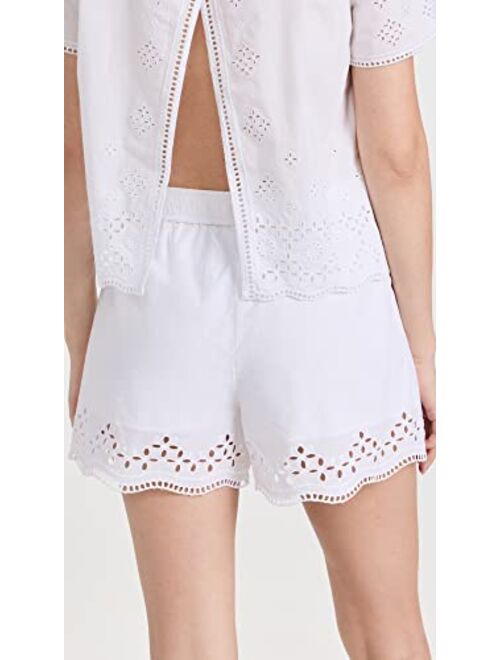 Club Monaco Women's Eyelet Shorts