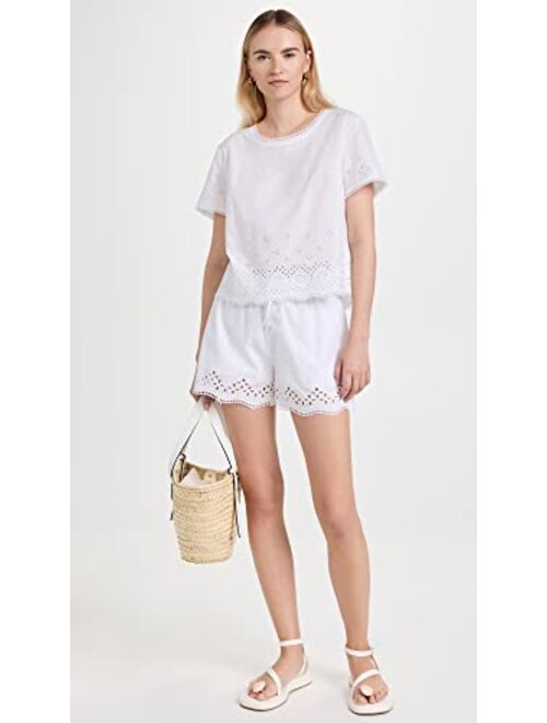 Club Monaco Women's Eyelet Shorts