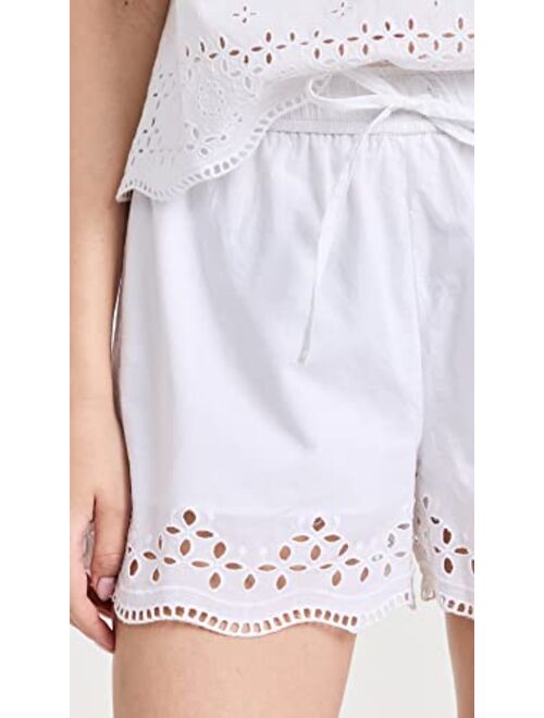 Club Monaco Women's Eyelet Shorts