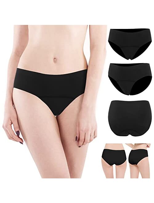 Mtef Women's Period Bikini Bottoms for Swimming - Girls Period Shorts Swimwear Menstrual Skirt Suit Set for Women