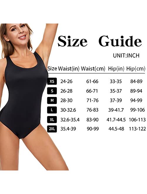 Mordlanka Period Swimwear One Piece Leakproof Swimsuit for Teen Girls Women