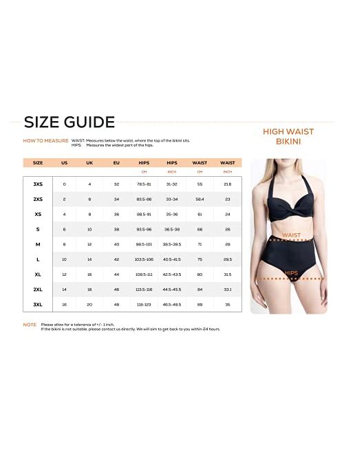 Savvi Wear Period Swimwear - Black Menstrual Leakproof Bikini Bottom - Slotted High Waisted Swim Bottoms for Teens, Girls, Women