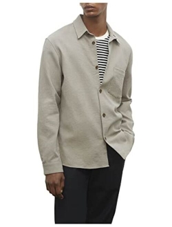 Men's Ls Texture Workshirt