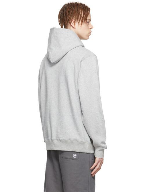 BILLIONAIRE BOYS CLUB Gray Arch Logo Hoodie