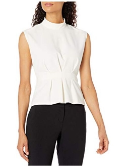 Women's Pleated Waist Top