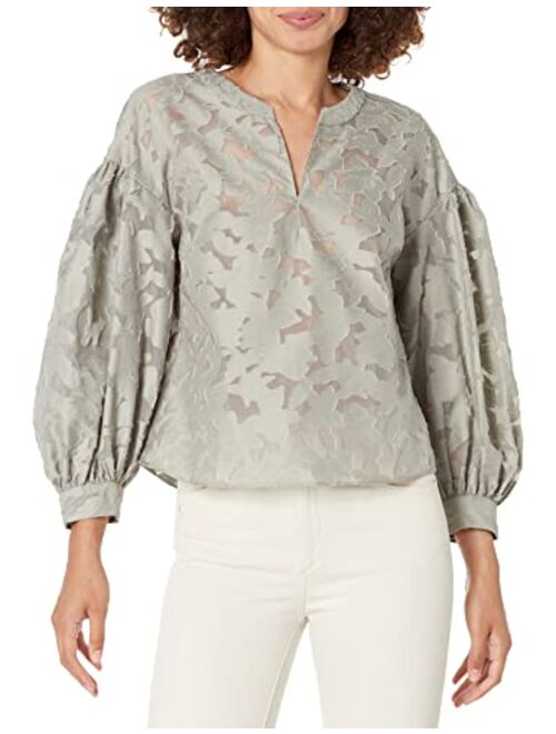 Club Monaco Women's Sculptured SLV Top