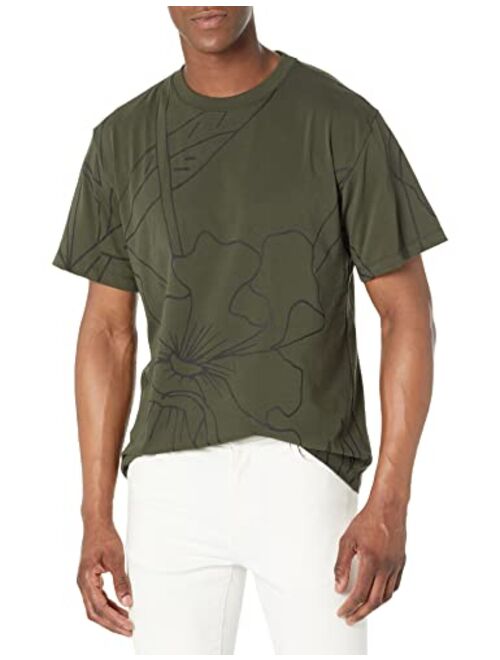 Club Monaco Men's Linear Floral